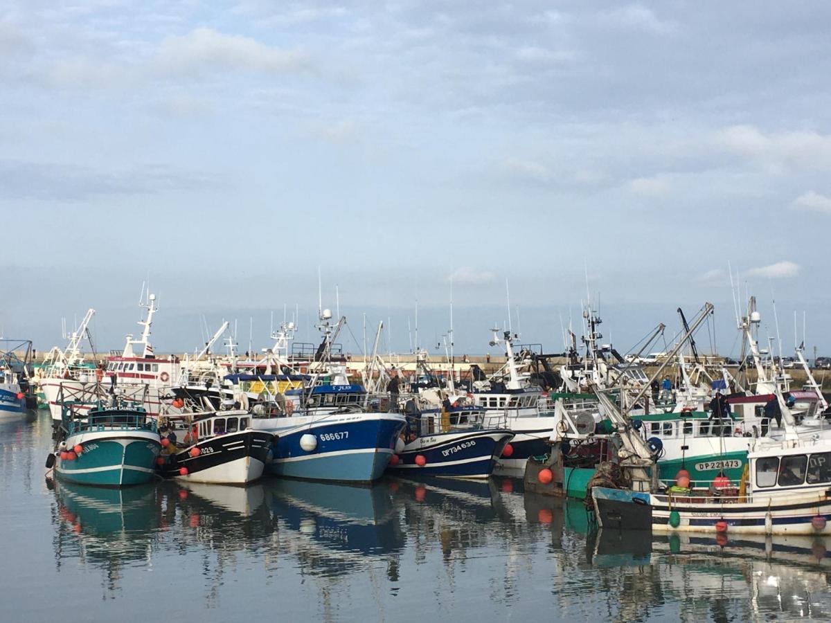 La Maison Bleue Port-en-Bessin-Huppain Buitenkant foto