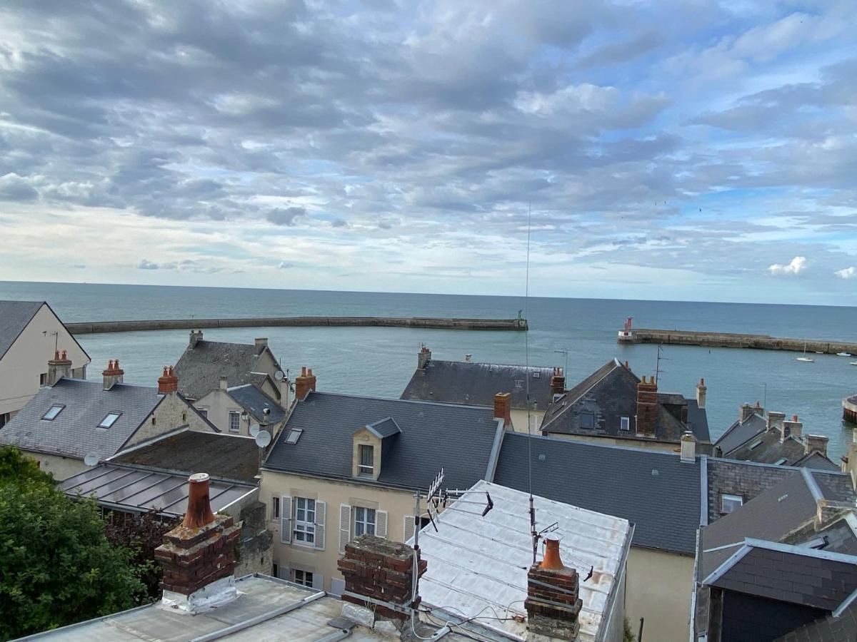 La Maison Bleue Port-en-Bessin-Huppain Buitenkant foto